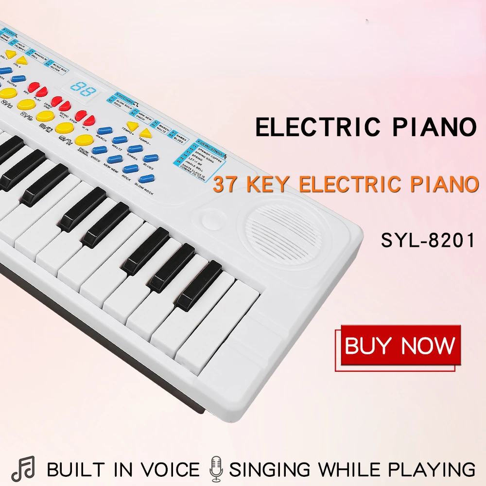 Midi Controller Keyboard Electronic Piano Kid Portable Electronic Piano Flexible Organ Elektroniset Urut Music Synthesizer enlarge