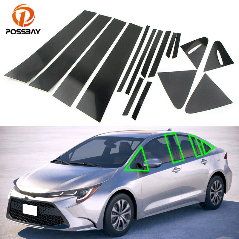 

Полированная накладка на столб для Toyota Corolla 2019 2020 2021 2022