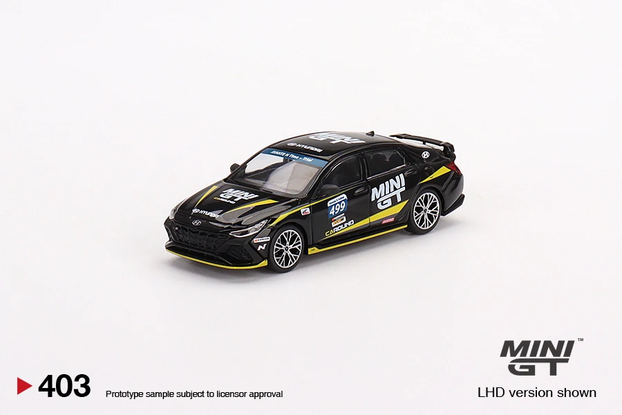 

MINI GT 1:64 Hyundai Elantra N #499 Caround Racing Hyundai N-Festival LHD MGT00403-CH