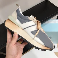 2021 new retro s90 soft mixed gray color shoe women thick sole runnning shoes bumper shoes sports casual shoes for luxury