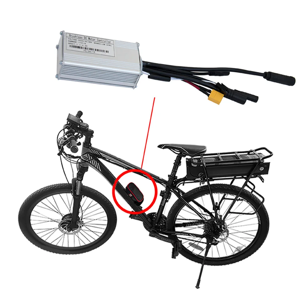 

17A контроллер электровелосипеда 24V36V48V-17A 6 mosfets Ebike Kit, электрический велосипед с тремя режимами синусоидальной волны, новинка 2023, горячая распродажа