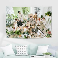 kpop straykids 2022 hanging cloth digital printing bedroom bedside tapestry wall covering background gift yiwen fan collection