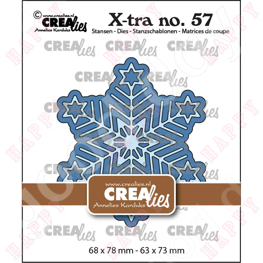 

Metal Cutting Dies Snowflake Small Crealies Scrapbook Diary Decoration Paper Craft Embossing Template DIY Greeting Card Handmade