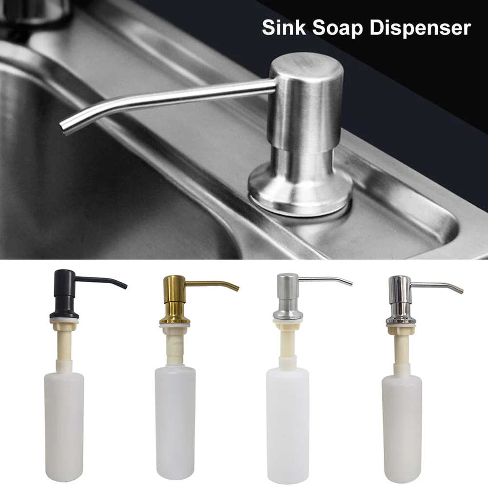 

1pcs 300ml Kitchen Sink Soap Dispenser Manually Pressing Soap Lotion Dispenser Bathroom Accessories Lotion Storage Bottle