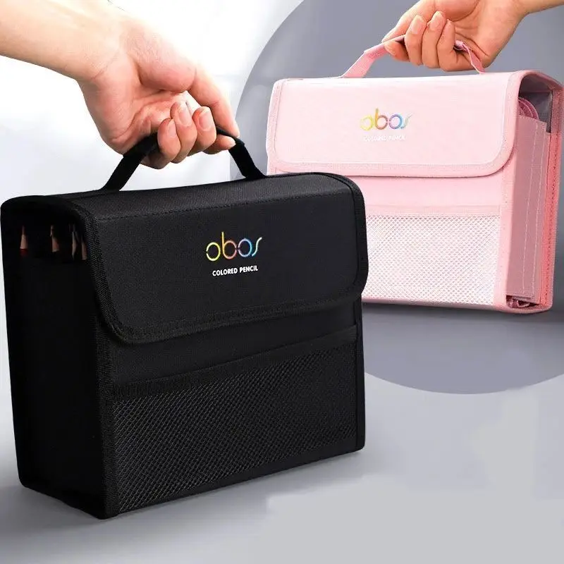 Case Velcro Shockproof Pen Curtain Design Student Stationery Storage