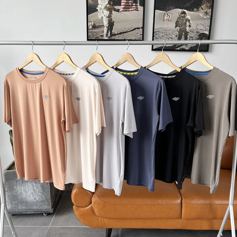 

Reflective Quick Drying Outdoor Cycling T-Shirt Ice Silk Black Breathable Sports Summer Spring Plus Size Top