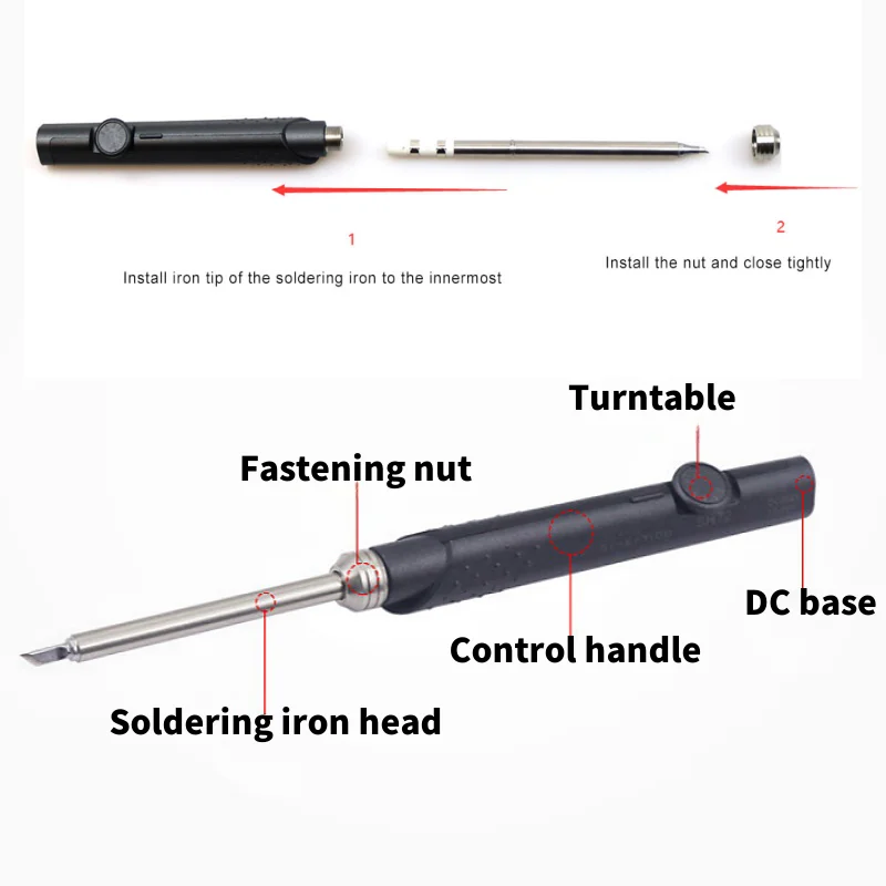 Оригинальный Электрический паяльник Sh72 65 Вт с регулируемой температурой