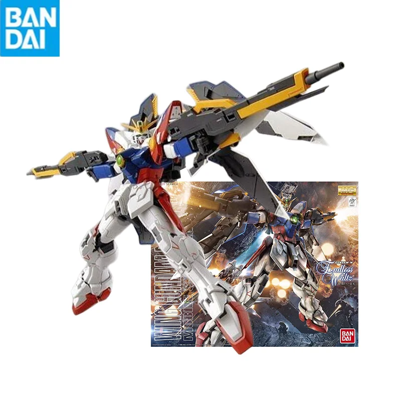 

Bandai Gunpla Mg 1/100 Xxxg-00W0 Wing Gundam Proto Zero, новая Сборная модель, коллекционные модели роботов, модели, фигурки, подарок для детей