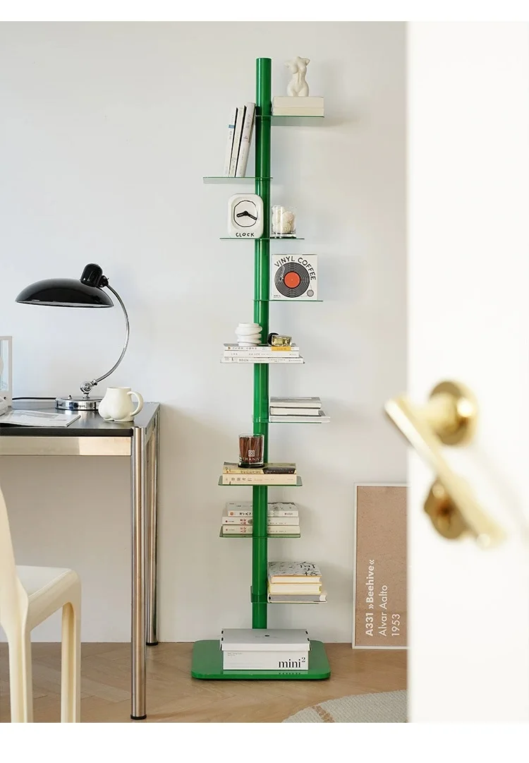 Скандинавский вращающийся металлический книжный шкаф Bookrack для журналов