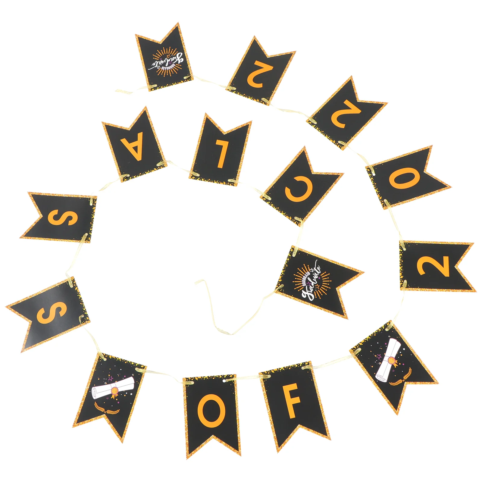 

1 Set Graduation Theme Hanging Banner Class of 2022 Graduation Party Ornament