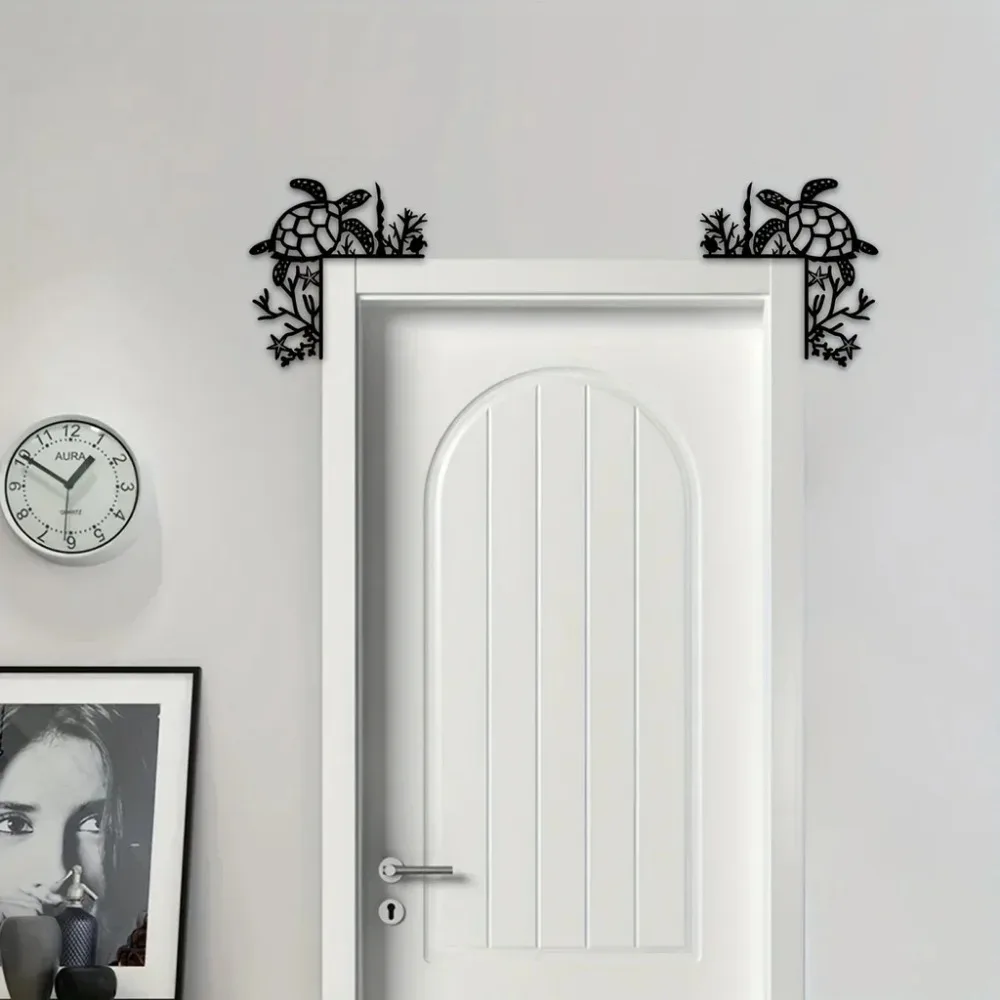 Океаническое металлическое украшение черепахи для углов-подвесная настенная