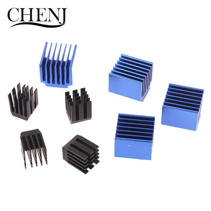 

4Pcs 3D Printer Parts Stepper Motor Driver Module Radiator Cooling Block Radiator Printer Heat Sink