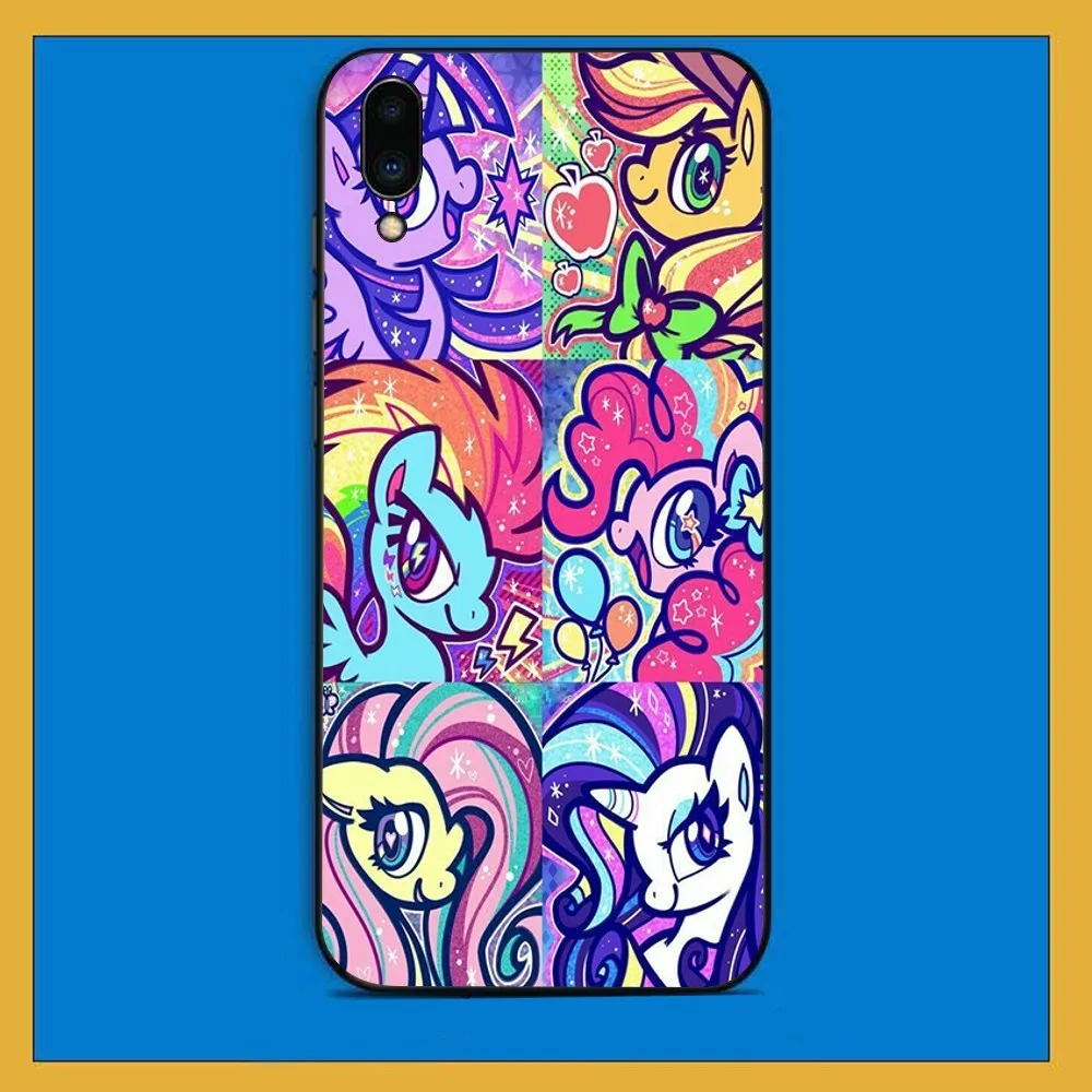 Чехол M-My Cartoon P-Pony L-Little для телефона Huawei Y9 6 7 5 Prime Enjoy 7s 8 plus 7a 9e 9plus 8E Lite Psmart