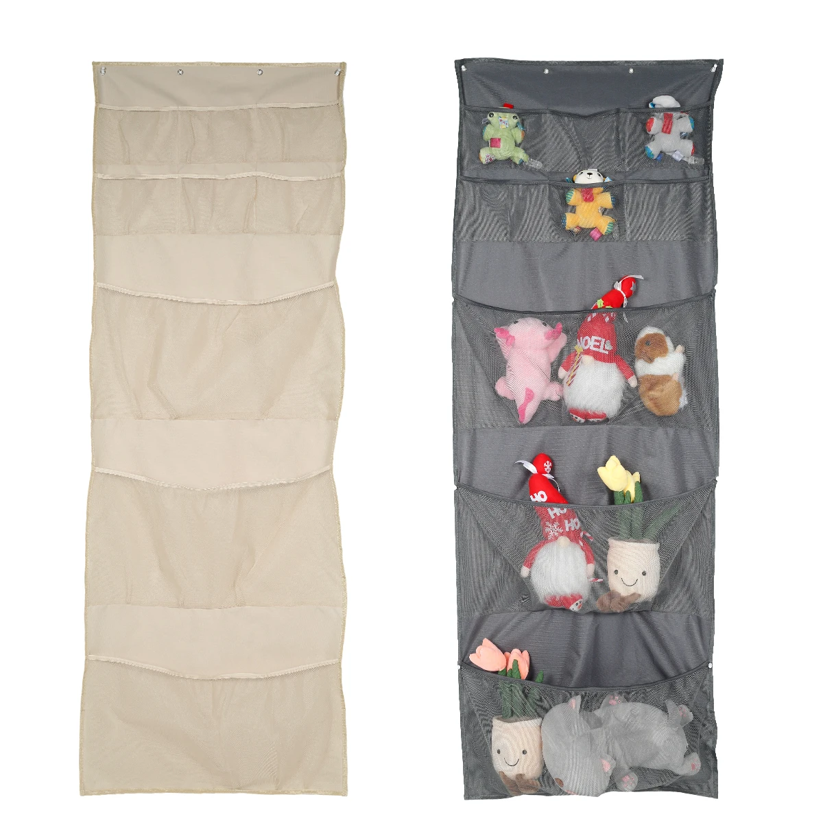 

Новинка, мягкая сумка для хранения в виде животного с 9 карманами, крючки, легкое пространство, дышащая сетка для хранения