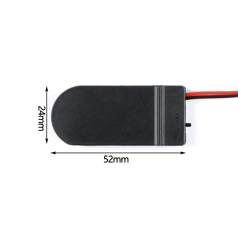 5 шт. 2 слота CR2032 держатель батарейного отсека Корпус розетки CR 2032 с проводом