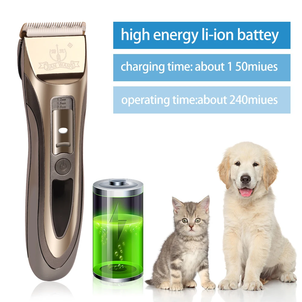 

Dog Hair Clippers Timmer Grooming (Pet/Cat/Dog/Rabbit) haircut Trimmer Shaver Set Pets cordless Rechargeable Professional