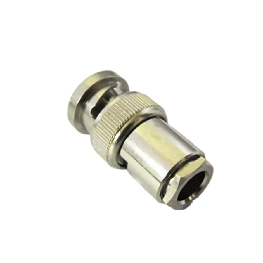 1 шт. Новый BNC RF коаксиальный разъем штекер прямой зажим для кабеля LMR300 оптовая