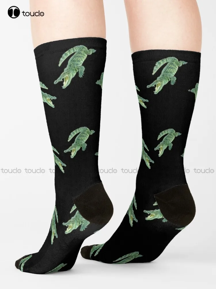 

Alligator Gator, Florida Socks Men'S Novelty Socks Unisex Adult Teen Youth Socks 360° Digital Print Harajuku Streetwear Gift Art