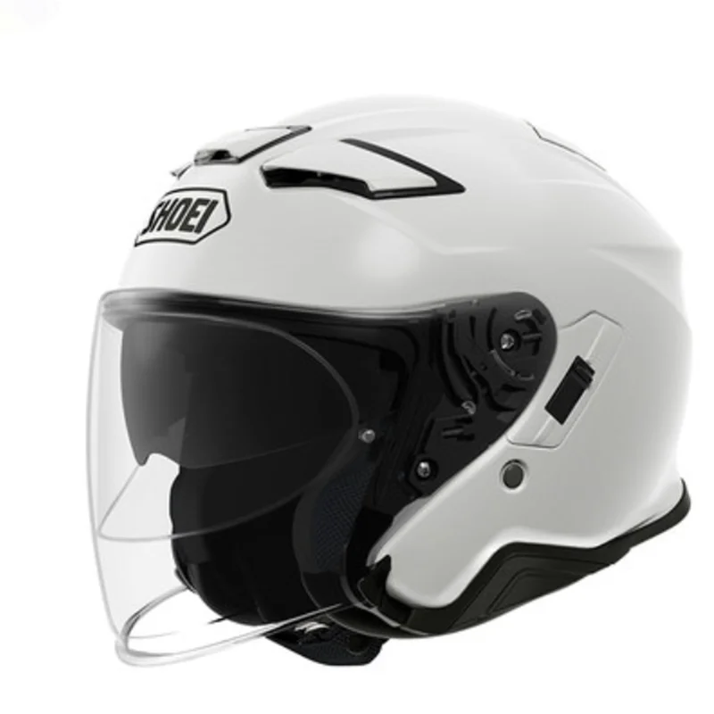 

Open Face J-Cruise II Adagio Bright White Motorcycle Helmet Riding Motocross Racing Motobike Helmet