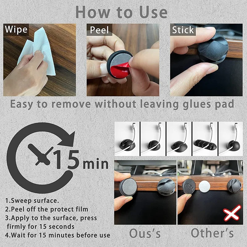 177 шт. комплект органайзера для шнура прокладки кабеля кабельный рукав кабельные