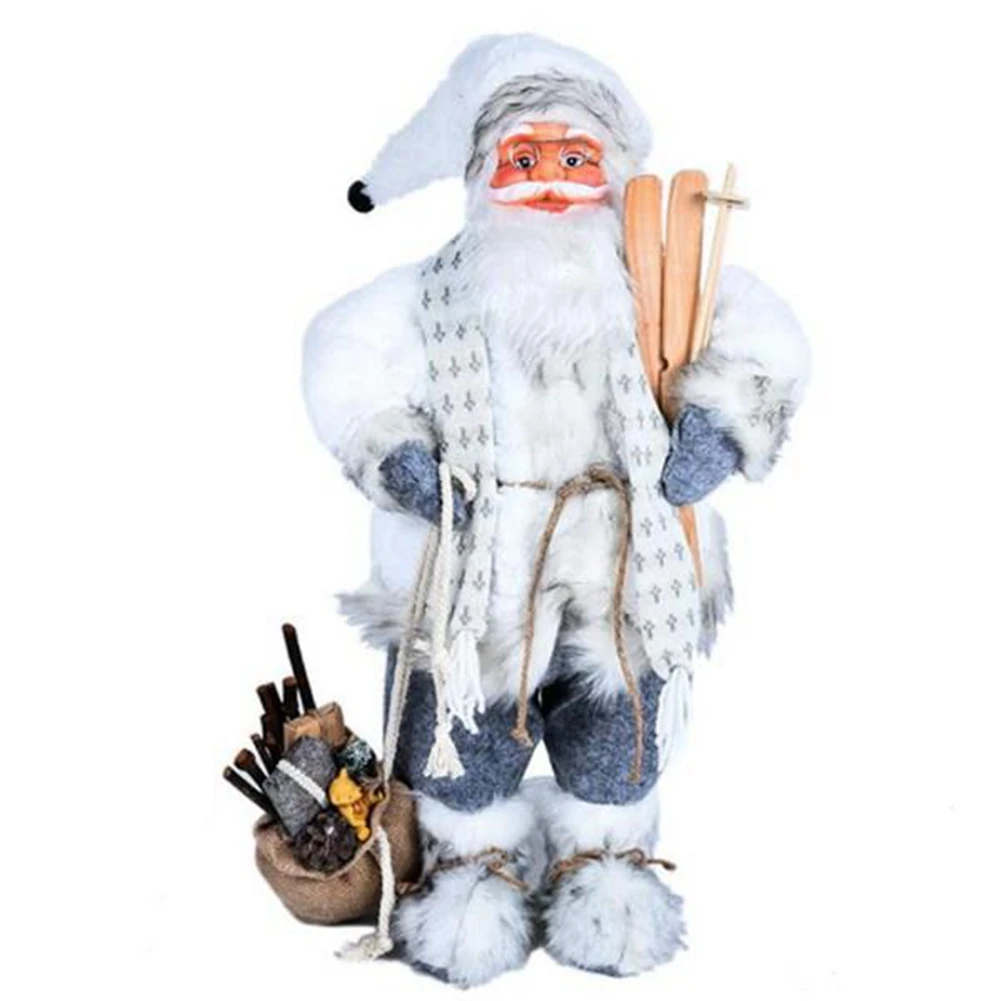 

45 см рождественские украшения для дома большая кукла Санта-Клауса Новогодний подарок Рождественская фигурка Декор товары для свадебной ве...