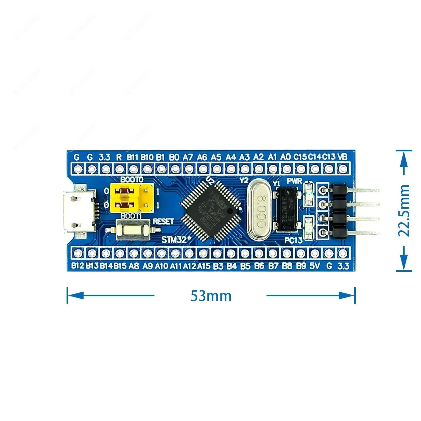 Минимальная плата разработки системы STM32F103C8T6 ARM STM32