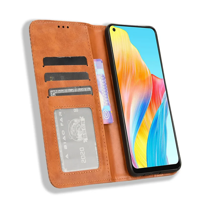 Чехол для телефона OPPO A58 4G Магнитный защитный чехол CPH2577 кожаный