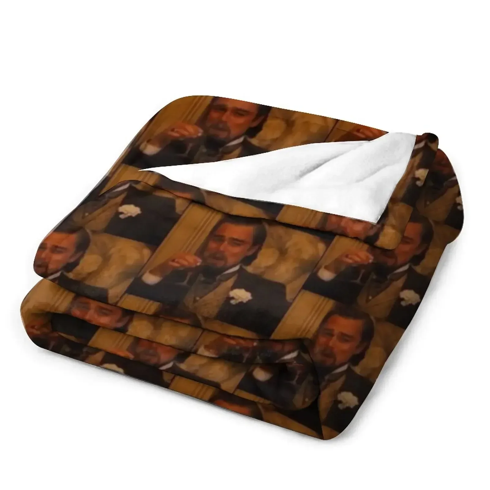 Leonardo DiCaprio Meme Throw Blanket Luxury bed plaid Blankets