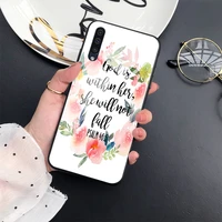 phone case for samsung galaxy a20s s20fe a12 a13 5g s21ultra s10 s21plus a51 a52 a71 m40s glass bible text back flowers cover