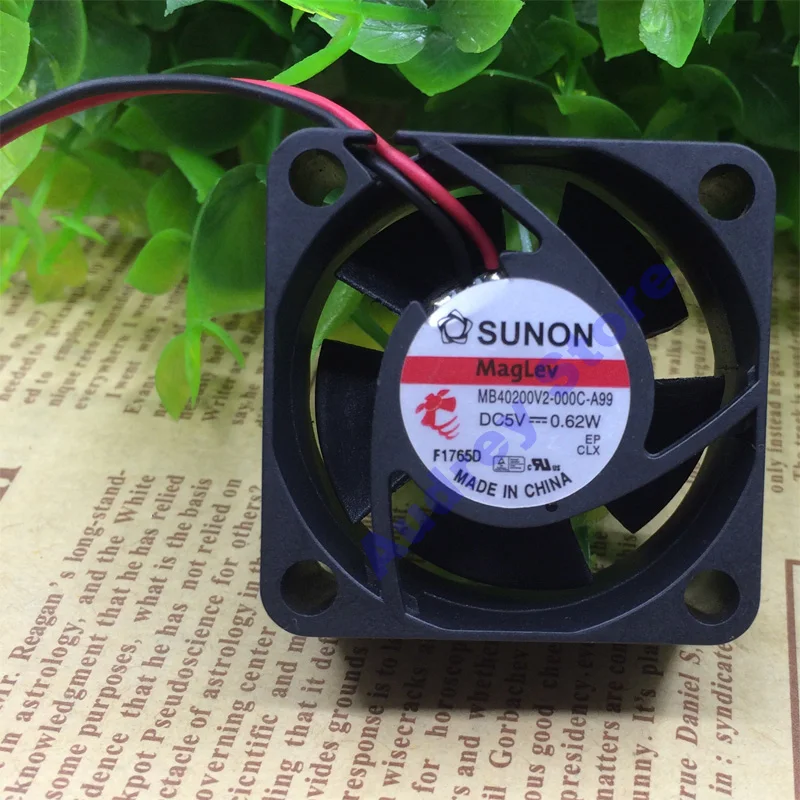 4020 5V 0.123A 0 62 W 4CM Ультра тихий 2-контактный Вентилятор MB40200V2-000C-A99 6200 об/мин 7.7CFM осевой