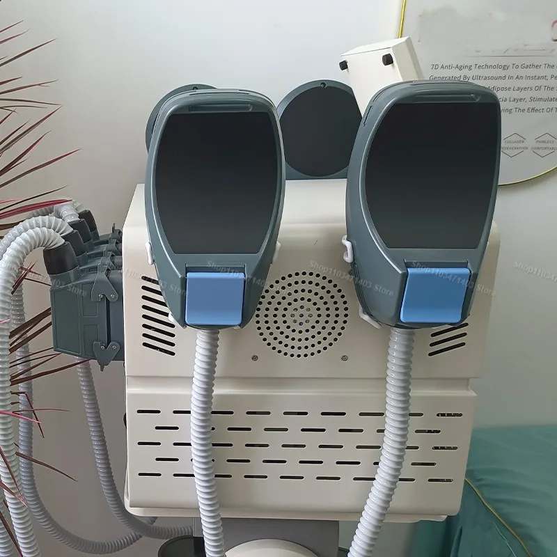 Двойная 11 распродажей EMS RF Sculpt машина для стимуляции мышц 6500 Вт 200 Гц