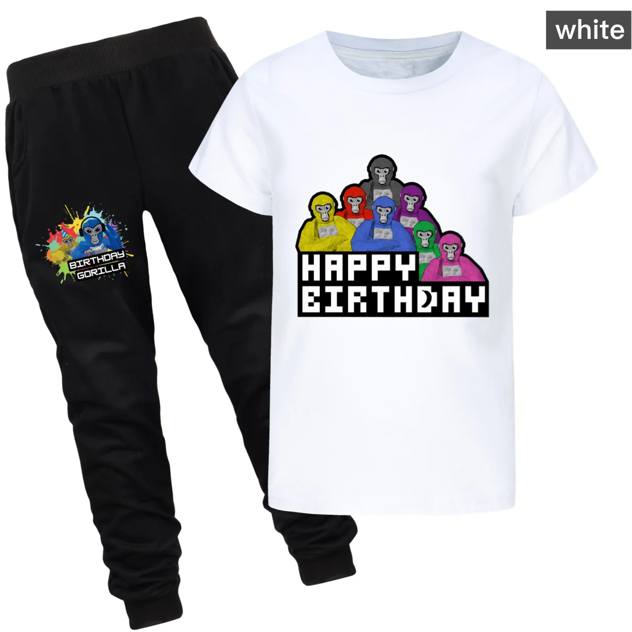 Рубашка Game Gorilla Tag детская летняя одежда 2024 года футболка с короткими рукавами и