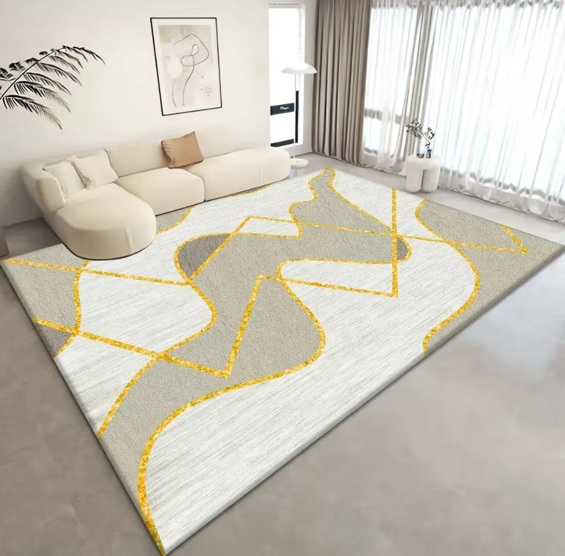 Современный ковер в скандинавском стиле для живой комнаты простой стильный