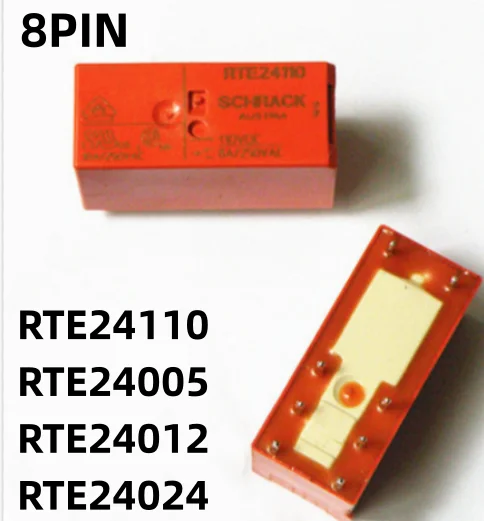Новинка 10 шт./лот RTE24110 RTE24005 RTE24012 RTE24024 5 в пост. Тока 12 В пост. Тока 24 в пост. Тока 110 В 8A 8 контактов