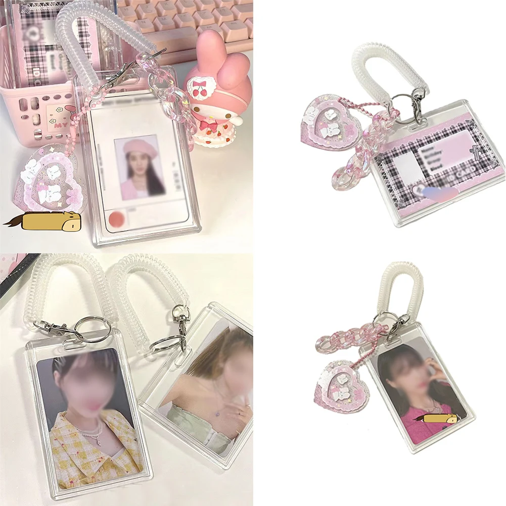 

Bus Card Cover Case Bank ID Holders Business Card Holder Photocards Cartoon Retractable Credit Card Holders Portable ID Case