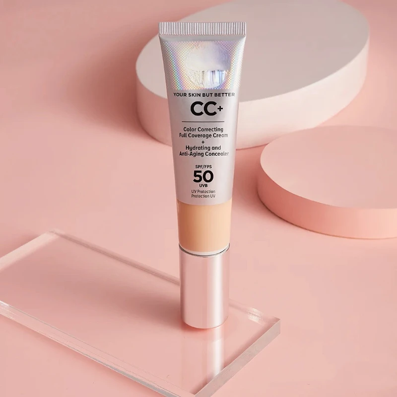 

32ml Foundation Makeup Cosmetics Your Skin But Better CC+ Oil-free Full Cover Base Foundation Full Coverage Cream Direct Mail