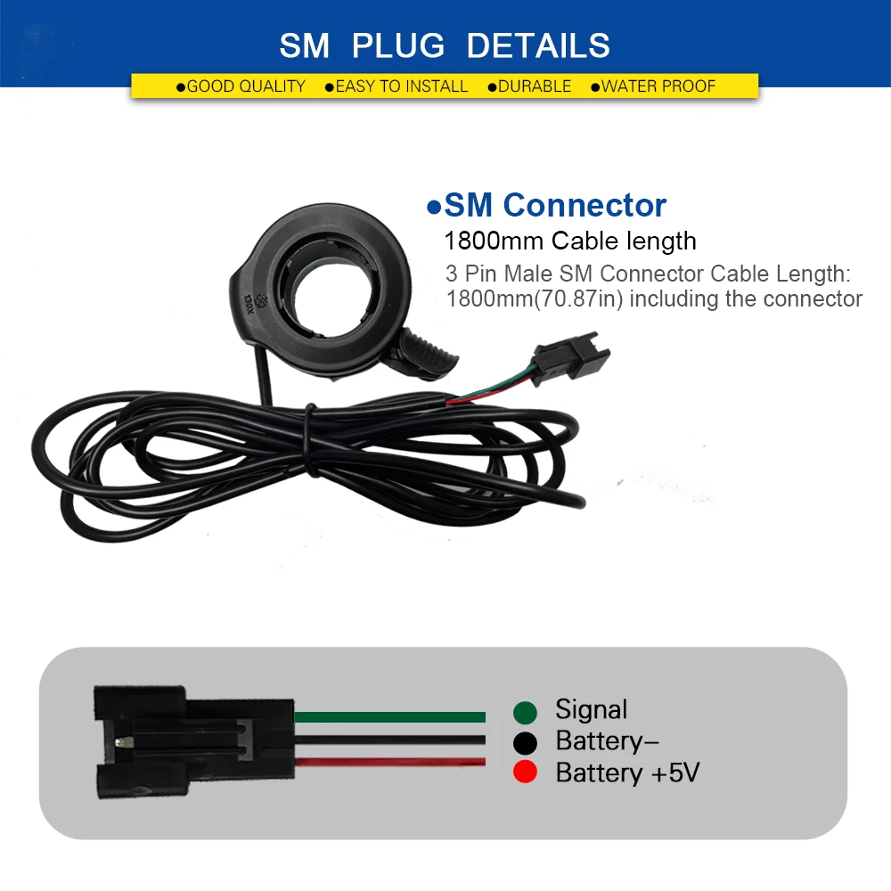 Быстрая дроссельная заслонка Электрический скутер велосипед 130X