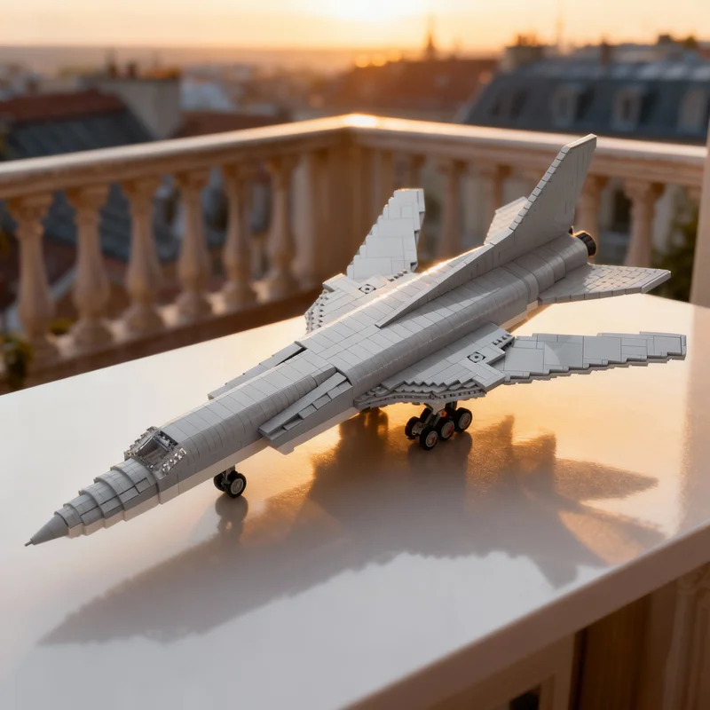 Фото Конструктор MOC «Аэропорт Ту Бэкфайр» (1824 детали), развивающая игрушка, идея для креативного подарка на Рождество, для детей №1