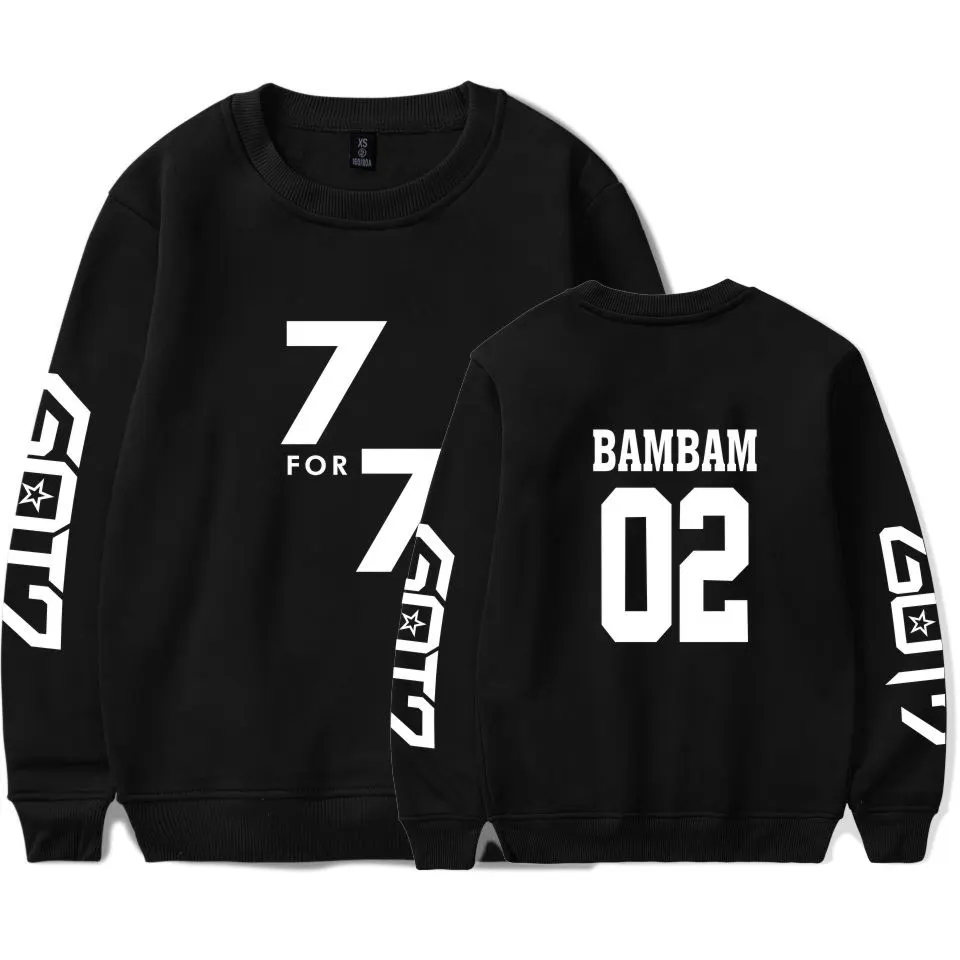 

New Kpop GOT7 jackson team wang same /loose hoodies sweatshirts 2022 autumn winter unisex hoodie sweatshirt pullover