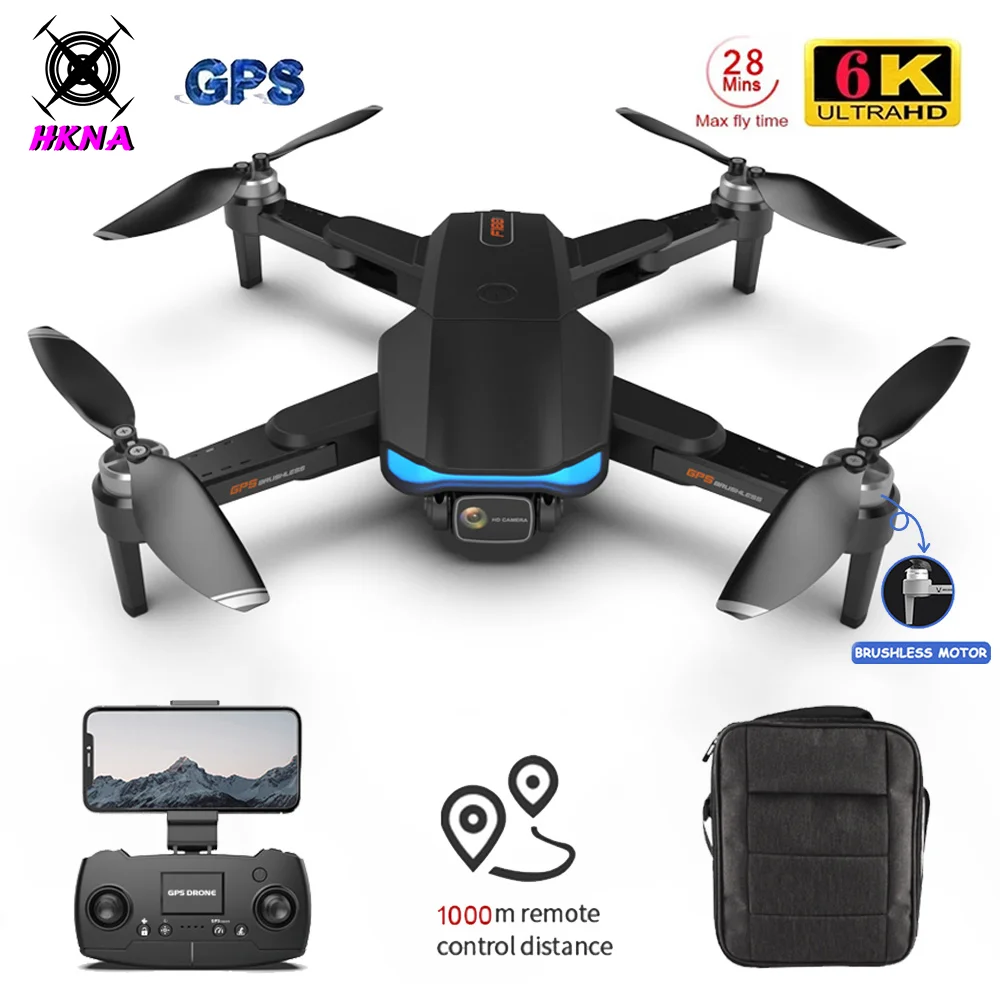 

2022 New F188 GPS Drone Professional 6K HD Camera Gesture Photo One Key Return RC Foldable Quadcopter 28 Minutes Flight Time Toy