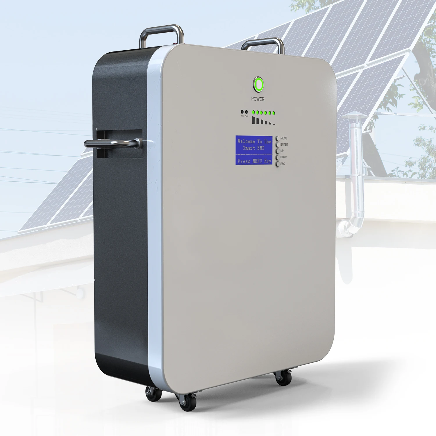 

Solar Lithium Ion Battery 48V For Hybrid Off Grid Wall Mount Lithium Ion Battery Stackable Solar Battery With Inverter