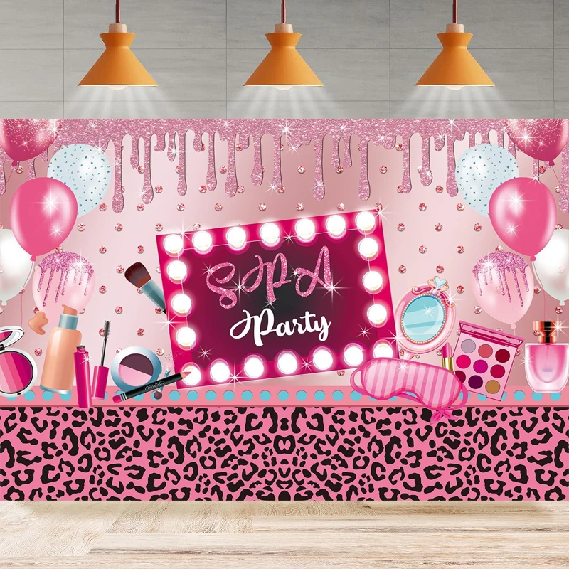 Спа Фотофон для макияжа розовые блестящие пятна Алмазная помада девушек палитра