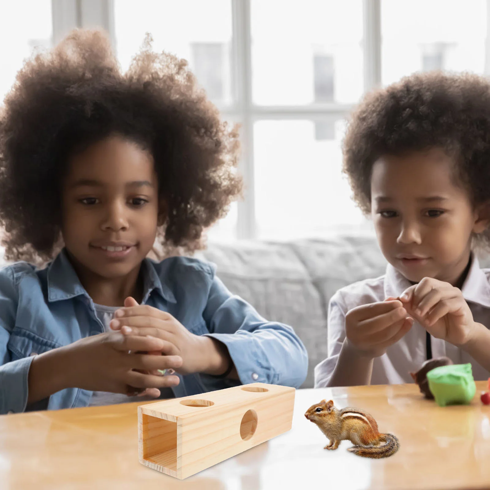 Туннель для хомяка натуральная игрушка игровой домик игрушки обитания домашних