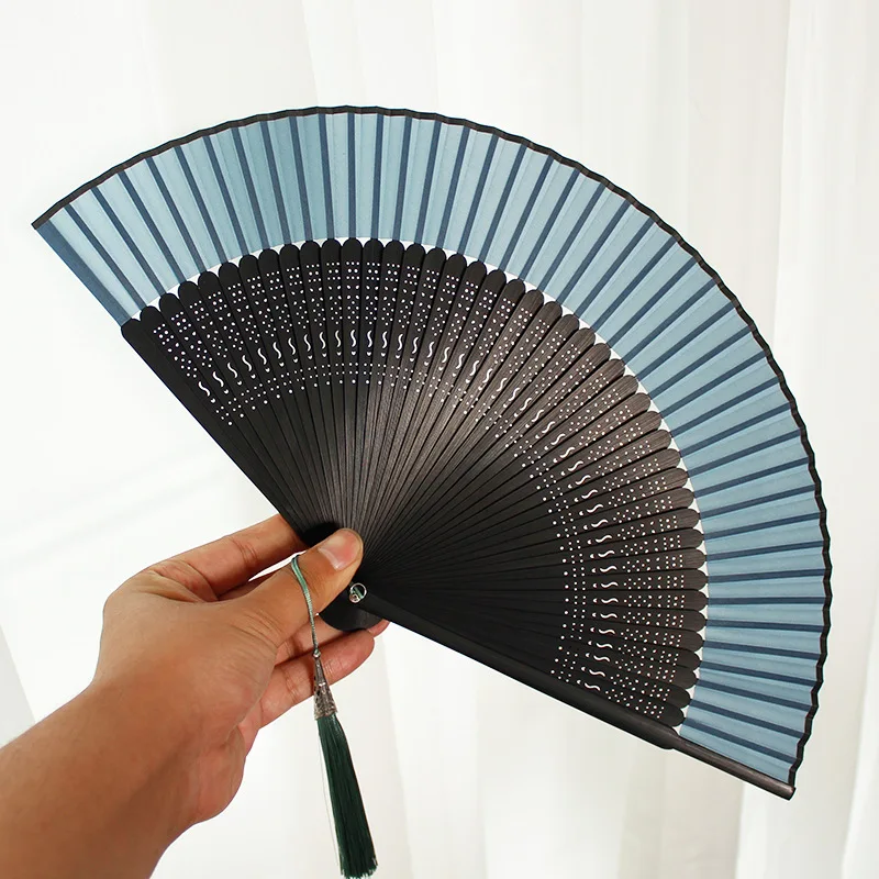 

Веер-Веер для кимоно в японском стиле, складной веер в японском стиле, Шелковый женский веер с резным градиентом, золотистый веер без рисунк...