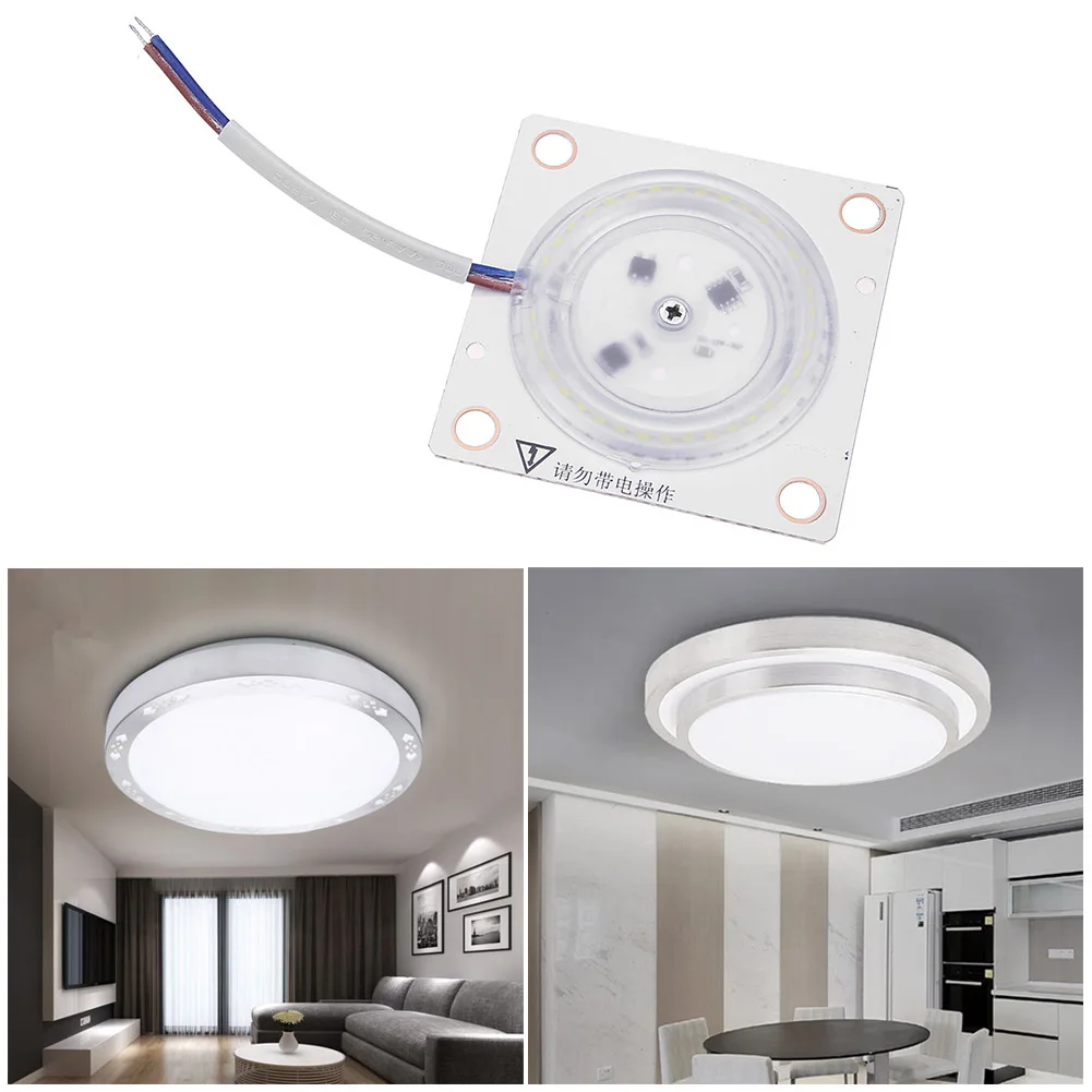 

36SMD Светодиодная панель с углом свечения 180 градусов, потолочная лампа, сменный модуль, источник светильник для дома, столовой, спальни