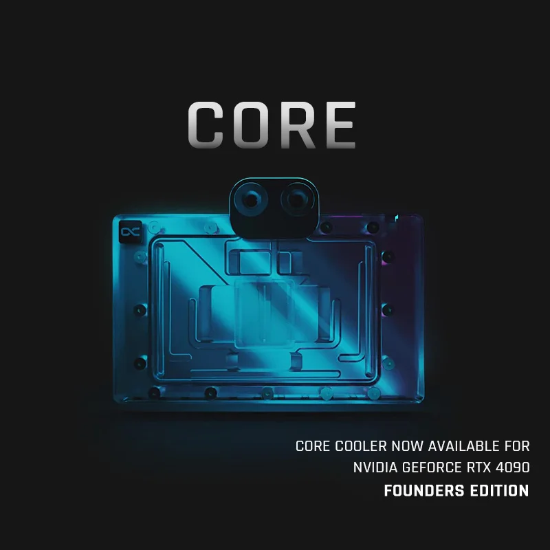 Водяной блок Alphacool Core Design для Geforce RTX 4080 видеокарта с задней пластиной