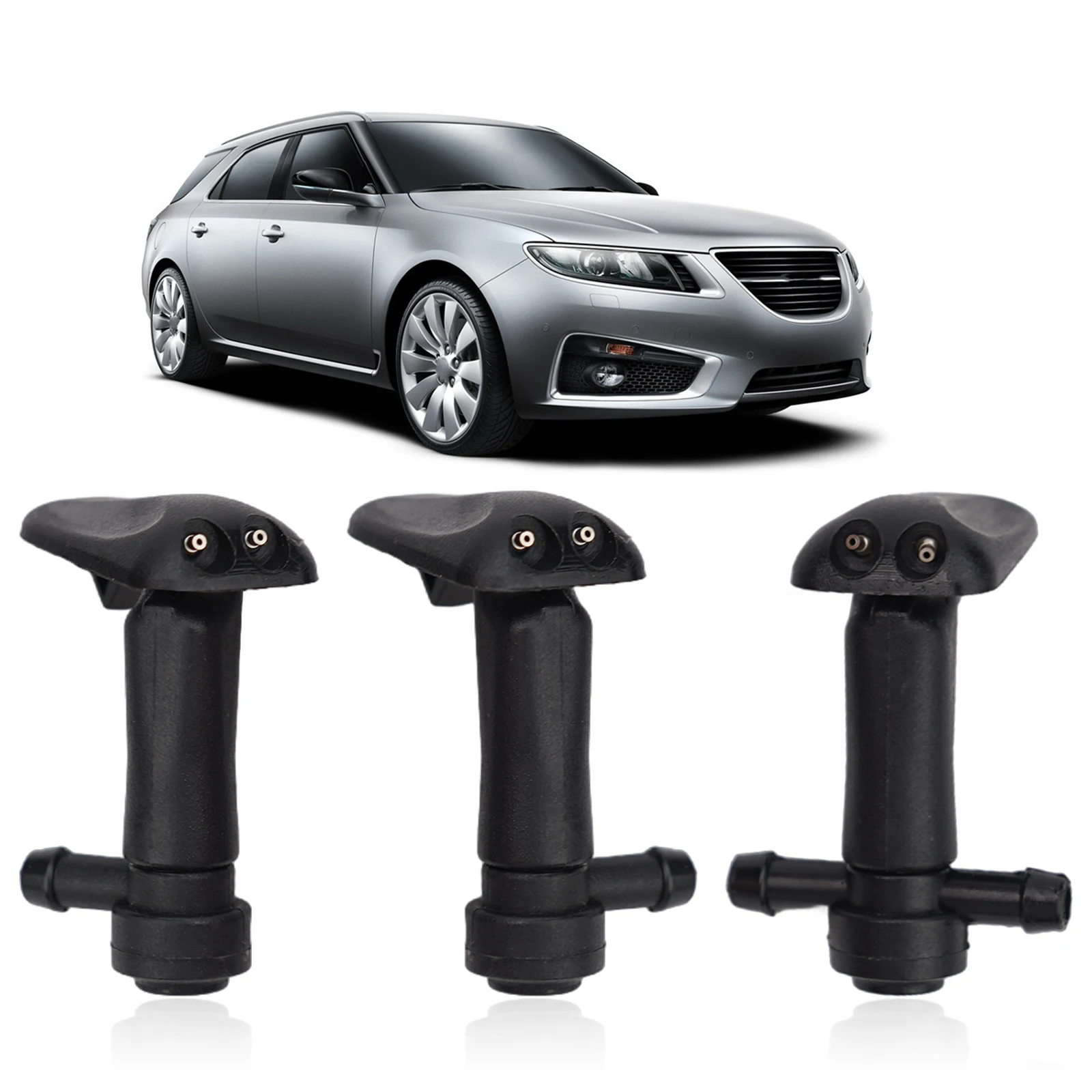 Пластиковые насадки для омывателя лобового стекла Saab 9-3 Омыватель 12778850 высокая