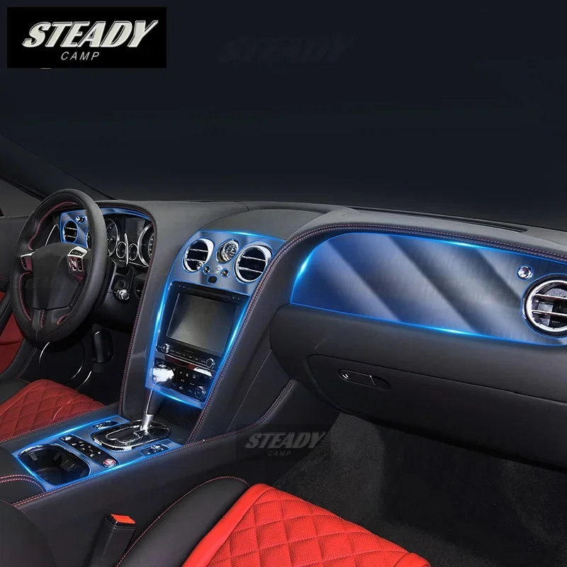 Для Bentley Continental GT 2012-2016 2017 центральная консоль автомобиля прозрачная