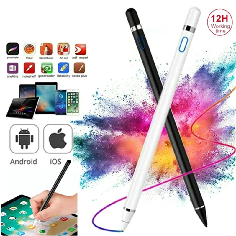 

Стилус с сенсорным экраном 2022 дюйма для рисования Планшета Телефона емкостная ручка для Android IPhone IPad Универсальный стилус 4 в 1 Бесплатная дос...