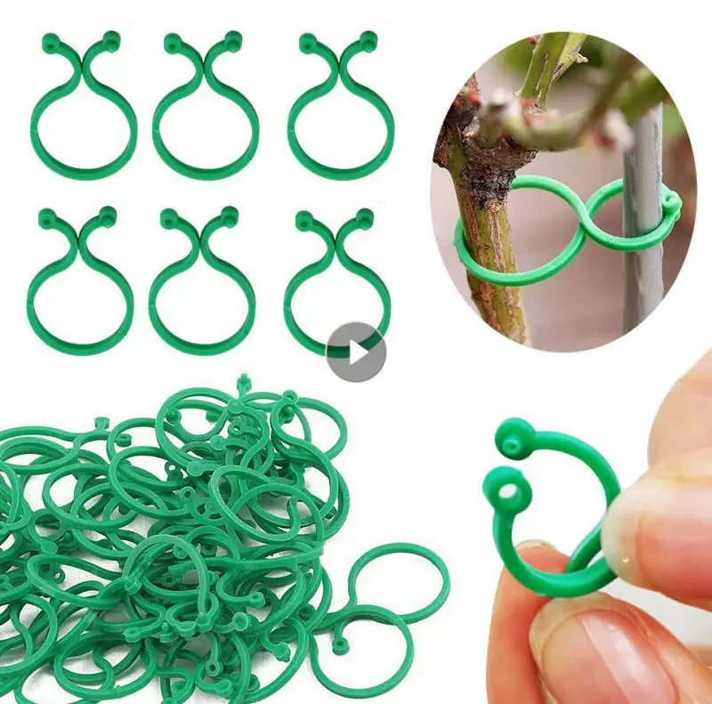 

Tomato Clip Plant Clips Planters Gaeden Plant Cages Reusable Garden Plant Support Rill Gardening Accesorries Garden Buildings